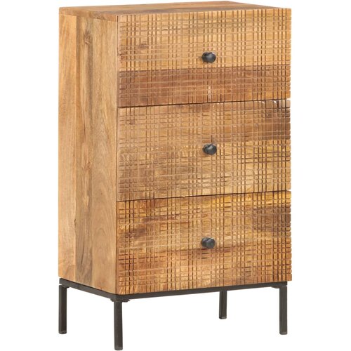 VidaXL Komoda od masivnog drva manga 45 x 30 x 75 cm Slike