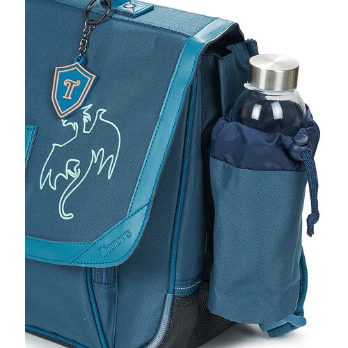 Tann&amp;#039;s &amp;Scaron;olska torba MERLIN CARTABLE 38CM POCHE GOURDE Modra Slike