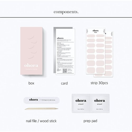 OHORA Gel Nail Sticker N Addict nalepke za nohte odtenek NB-089 1 kos Slike