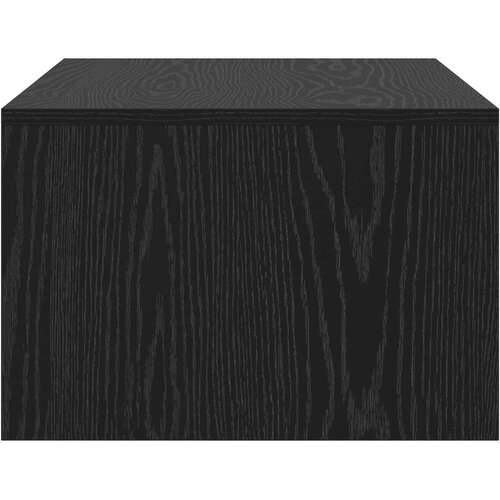  Stol za zid Zidne Crni hrast 80 x 45 x 30 cm Konstruirano drvo Slike