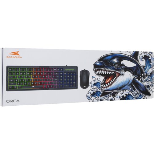 Baracuda Orca BGC-011 komplet tipkovnica i mi&amp;scaron;, crni Slike