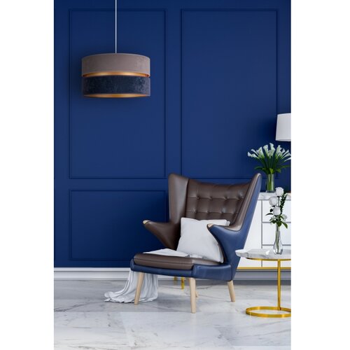  Duolla - Viseći luster na sajli DUO 1xE27/15W/230V &amp;Oslash; 40 cm plava Slike