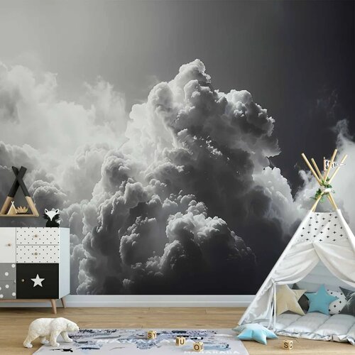  Foto tapeta - Extraordinary Phenomenon: The Sun Illuminating Dark Clouds 500x350 Cijene