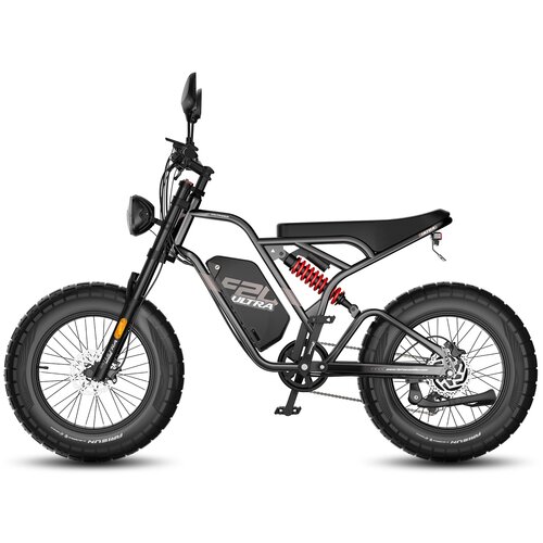 Fafrees Gorsko električno kolo F20 Ultra, 20" × 5.0 terenske pnevmatike, 48V 25Ah baterija, Moto Style, črna, (5000008947) Cene