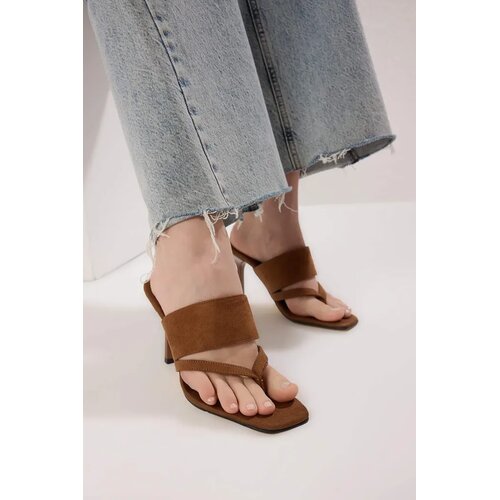 Trendyol Shoes ženske papuče Takss25To00098, smeđe Cene