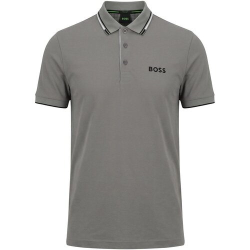 Boss Polo majice kratki rokavi 10226584 50469102 Siva Cene