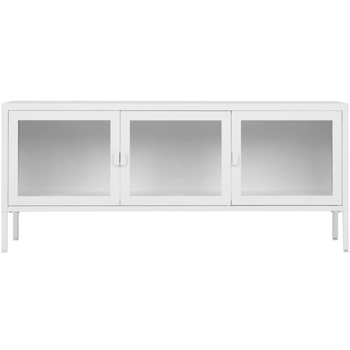 House Nordic Bela kovinska TV omarica 130x55 cm Brisbane &amp;ndash; Slike