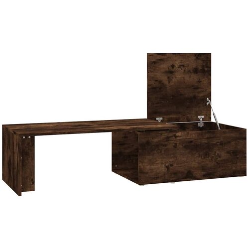  Stolić za kavu boja hrasta 150 x 50 x 35 cm konstruirano drvo Slike
