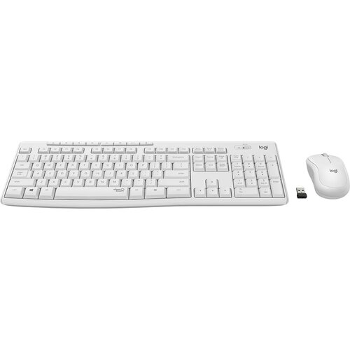 Logitech MK295 Silent bežični komplet tastature i mi&amp;scaron;a, US raspored, beli Slike