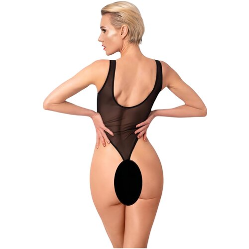Noir Handmade - prozirni bodi (crna) - L Cene