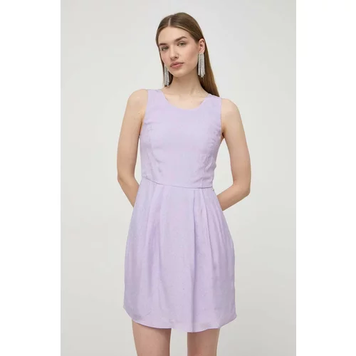 Armani_Exchange Obleka vijolična barva, 3DYA66 YN9RZ