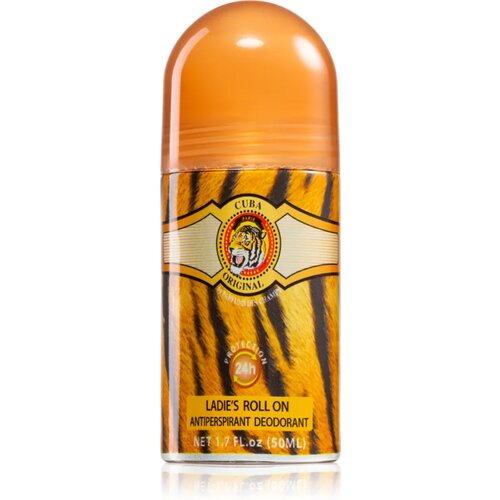 Cuba Jungle Tiger dezodorant antiperspirant s kroglico za ženske 50 ml Cene