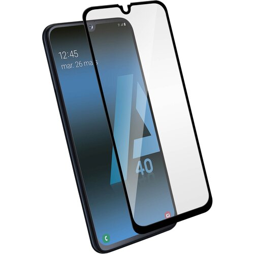 AVIZAR Zašcita zaslona iz poševnega kaljenega stekla, popolna oprijemljivost - prozorna s crnim obrisom str. Samsung Galaxy A40, (20607117) Cene