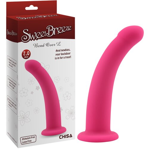  Bend Over L roze silikonski dildo sa vakuumom &amp;mdash; 17,8 cm &amp;mdash; CN 544098547 Slike