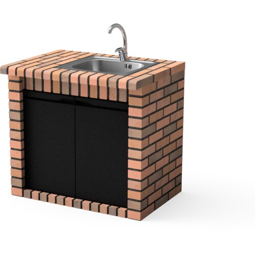 Movelar Volterra Modul - umivalnik pipo z vrati - Terracota Cene
