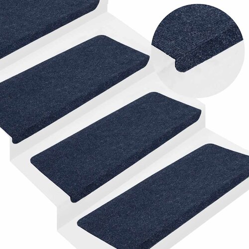  Samoljepljivi otirači za stepenice 30 kom plavi 65x24,5x3,5 cm Cijene