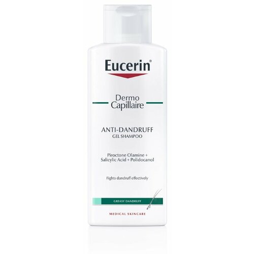 Eucerin dermocapillaire gel šampon protiv masne peruti 250ml Slike