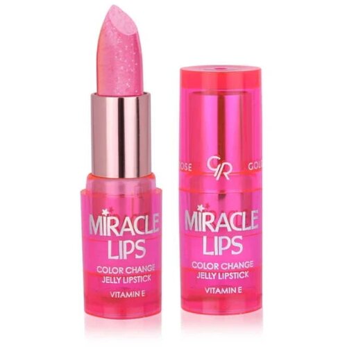 Golden Rose ruž za usne Miracle Lips Color Change Berry Pink 5g Slike