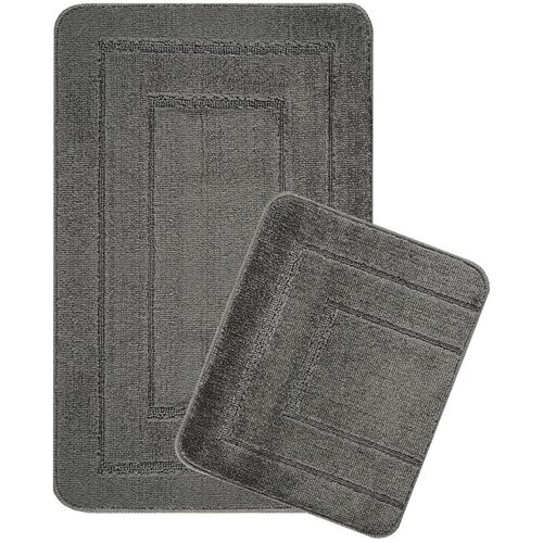 Foutastic Antracitno sive kupaonske prostirke u setu 2 kom 50x80 cm Cerceve – Cijene