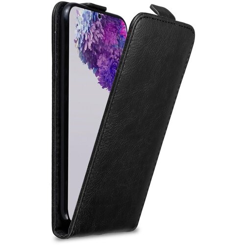 Cadorabo Ohi&scaron;je, združljivo z Samsung Galaxy S20 ULTRA v nočna črna - Za&scaron;čitni ovitek v obliki flipa z magnetnim zapiranjem, (20562028) Cene
