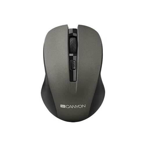 Canyon MW-1 2.4GHz wireless optical mouse with 4 buttons DPI 800/1200/1600 Gray 103.5*69.5*35mm 0.06kg Cijene