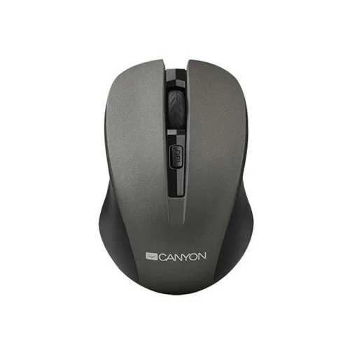 Canyon MW-1 2.4GHz wireless optical mouse with 4 buttons DPI 800/1200/1600 Gray 103.5*69.5*35mm 0.06kg