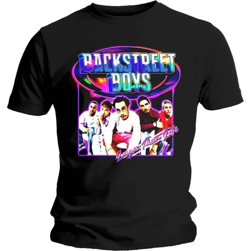 Backstreet Boys Košulja Larger Than Life Unisex Black L