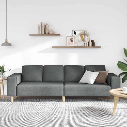  Kauč za dnevni boravak Tamno siva 250 x 77 x 76 cm Poliester Slike