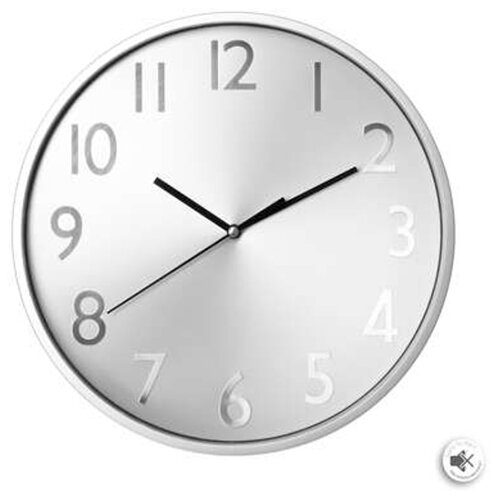 Sat ZIDNI 30CM SREBRNI ATMOSPHERA Cijene