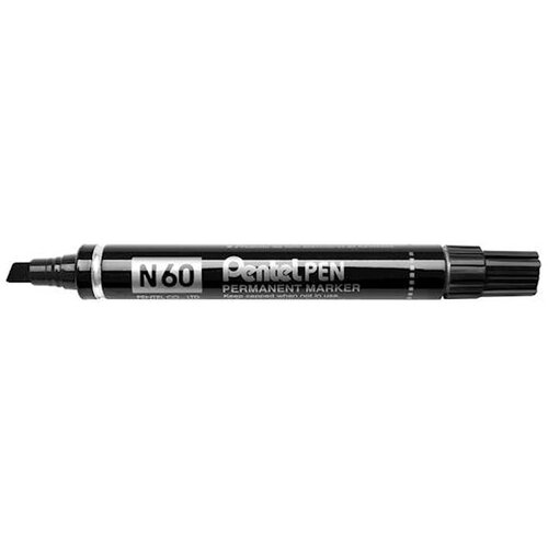 Pentel Marker Permanent N60PK, 3,9 &amp;ndash; 5,7 mm, črn Slike
