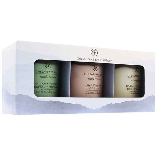 Chesapeake Bay Candle Mind &amp;amp; Body Wellness darilni set Slike