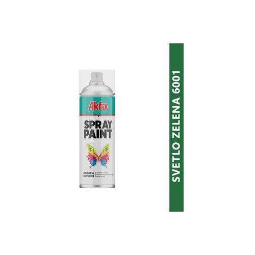 Akfix boja u spreju 6001 svetlo zelena 400 ml Cene