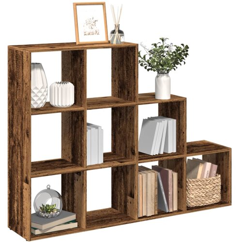Sobna pregrada/regal za knjige 3 razina 137,5x29x103,5cm drveni Cijene