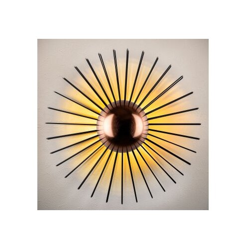 Opviq Luster Kaya-15225, 60x60x24, IP20, bakreno-crna Slike