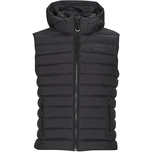 Superdry HOODED FUJI SPORT PADDED GILET Crna Slike