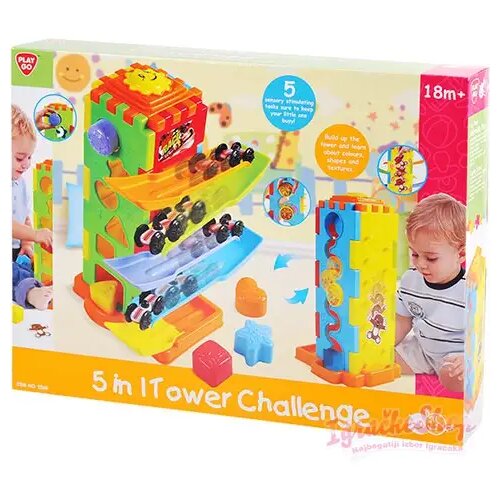 Play Go Playgo: 5-v-1 otro&amp;scaron;ka razvijalna stolpna igrača Slike