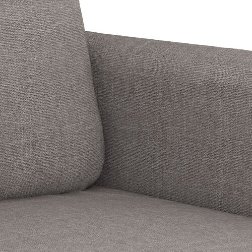  3-dijelni set sofa s jastucima smeđesivi od tkanine Slike