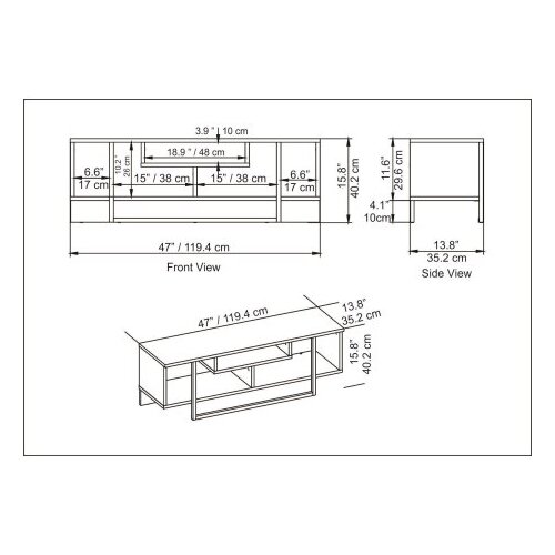 HANNAH HOME TV komoda Asal 120 322RTC2191 Cene