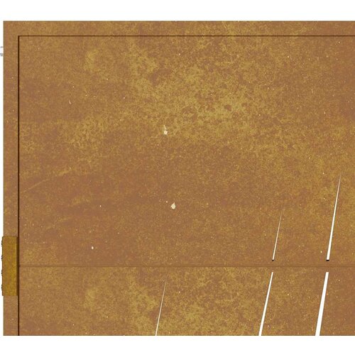  Vrtna vrata 100x175 cm Corten čelik dizajn trave Slike