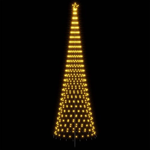  LED božićno drvce 500 cm 550 LED lampica Topla bijela Željezo Slike