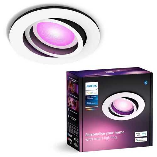 Philips LED RGBW prigu&scaron;iva ugradna svetiljka Hue CENTURA 1xGU10/4,2W/230V Cene
