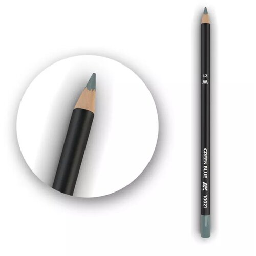 AK Interactive Watercolor Pencil Green Blue Cene