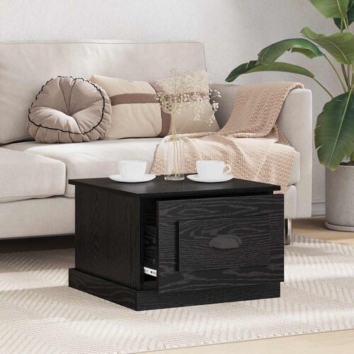  Kava Stol Crni hrast 50 x 50 x 35 cm Konstruirano drvo Slike