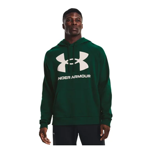 Under Armour UA Rival Fleece Big Logo HD Pulover Zelena