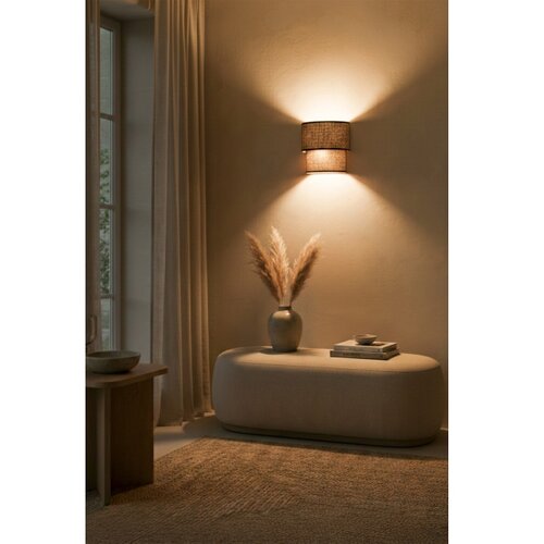 Brilagi led zidno svetlo boho eco 1xE27/10W/230V braon Slike