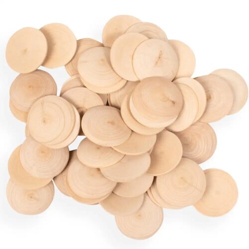 Playbox Drveni gumbi promjera 60 mm, set od 50 komada Cene
