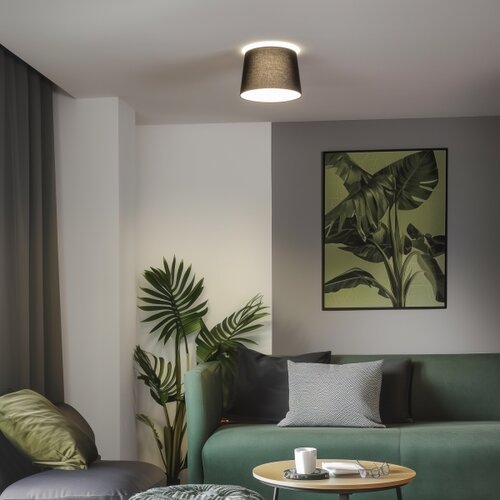  Brilagi - LED plafonski luster CERIA 1xE27/40W/230V prečnik 30 cm crni Slike