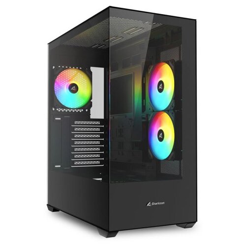 Sharkoon SK6 ARGB midiATX okno črno ohi&amp;scaron;je Slike