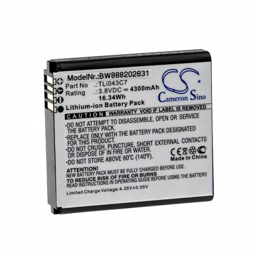 VHBW Baterija za Alcatel EE120, 4300 mAh