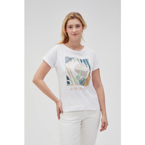 Marisse Women's T-Shirt L-Ts-4633 White Cene